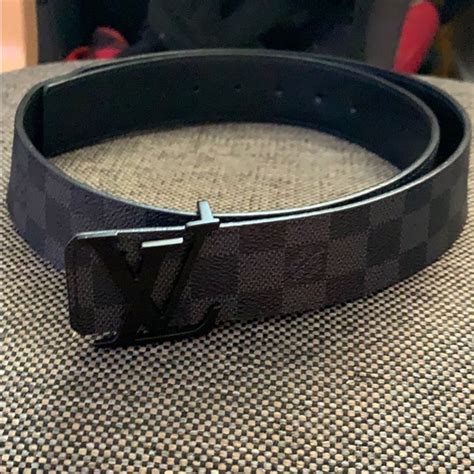 louis vuitton belt checkered